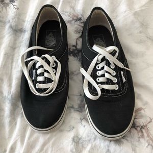 Black Classic Authentic Lace up Vans